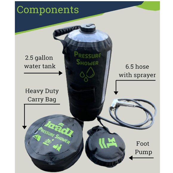 NEW IN BOX Kradl Pressure Shower - Picture 4 of 13